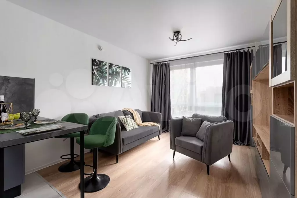 1-к. квартира, 41 м, 5/15 эт. - Фото 1