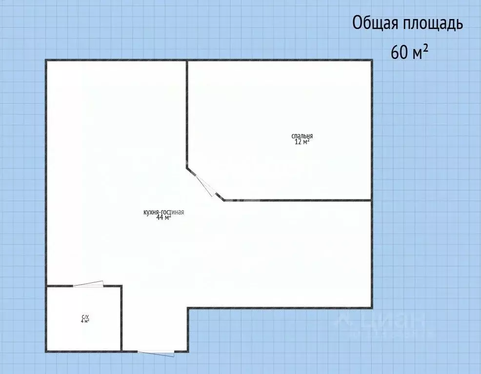 2-к кв. Дагестан, Махачкала просп. Петра 1, 103Вк2 (60.0 м) - Фото 2