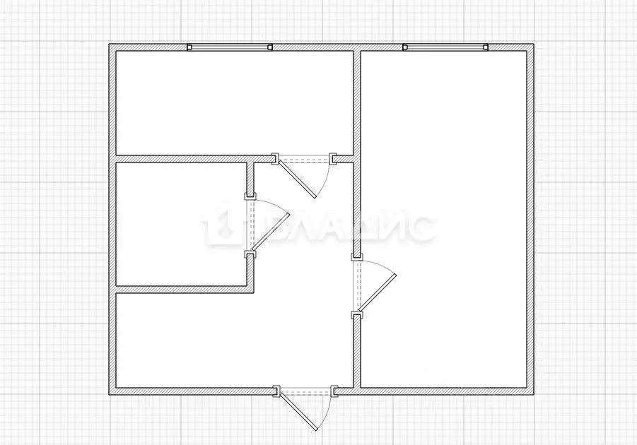1-к кв. Пензенская область, Пенза Ладожская ул., 63 (35.0 м) - Фото 1