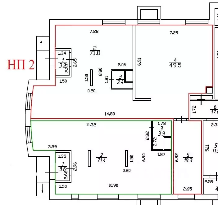 Помещение свободного назначения в Московская область, Долгопрудный ... - Фото 2