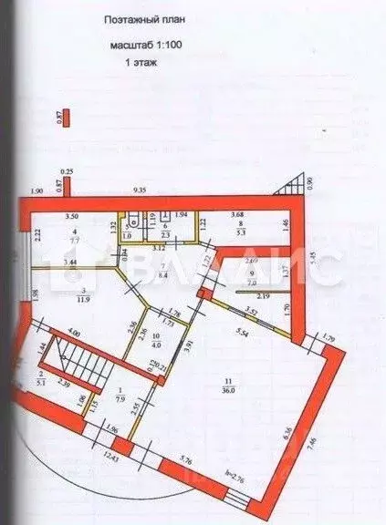 Помещение свободного назначения в Карелия, Костомукша ул. Ленина, 1Б ... - Фото 2
