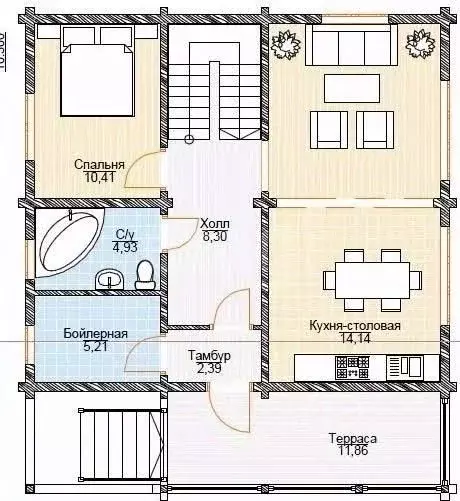 Дом в Тверская область, Конаково ГРЭС-7 СНТ, ул. 7-я, 151 (200 м) - Фото 2