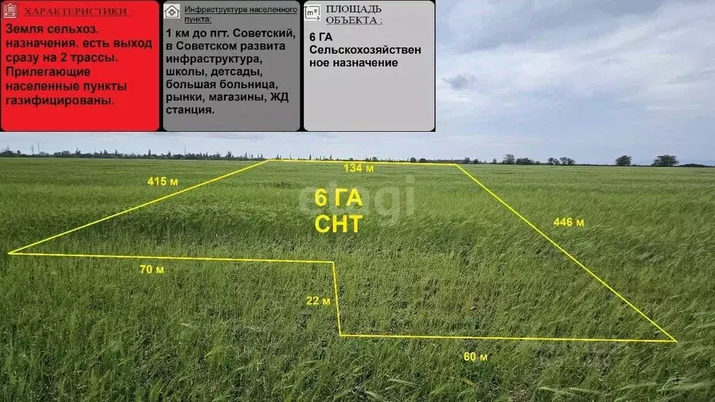 Участок в Крым, Советский район, с. Чапаевка ул. Мира (619.6 сот.) - Фото 1