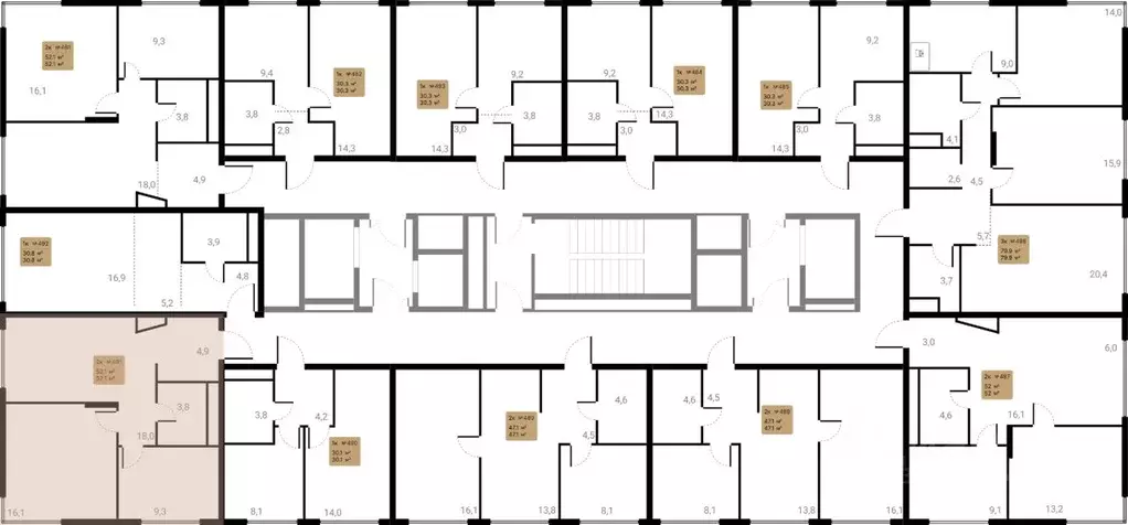 2-к кв. Московская область, Химки Лесная Коллекция жилой комплекс, к1 ... - Фото 2
