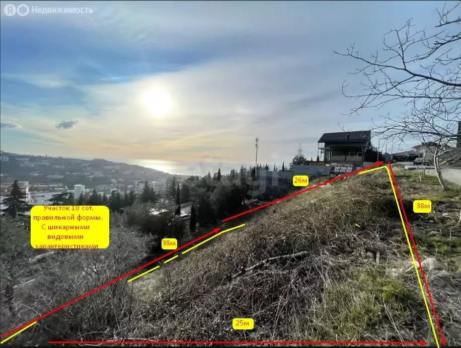 Участок в Ялта, Нижнедарсановская улица (10 м) - Фото 1