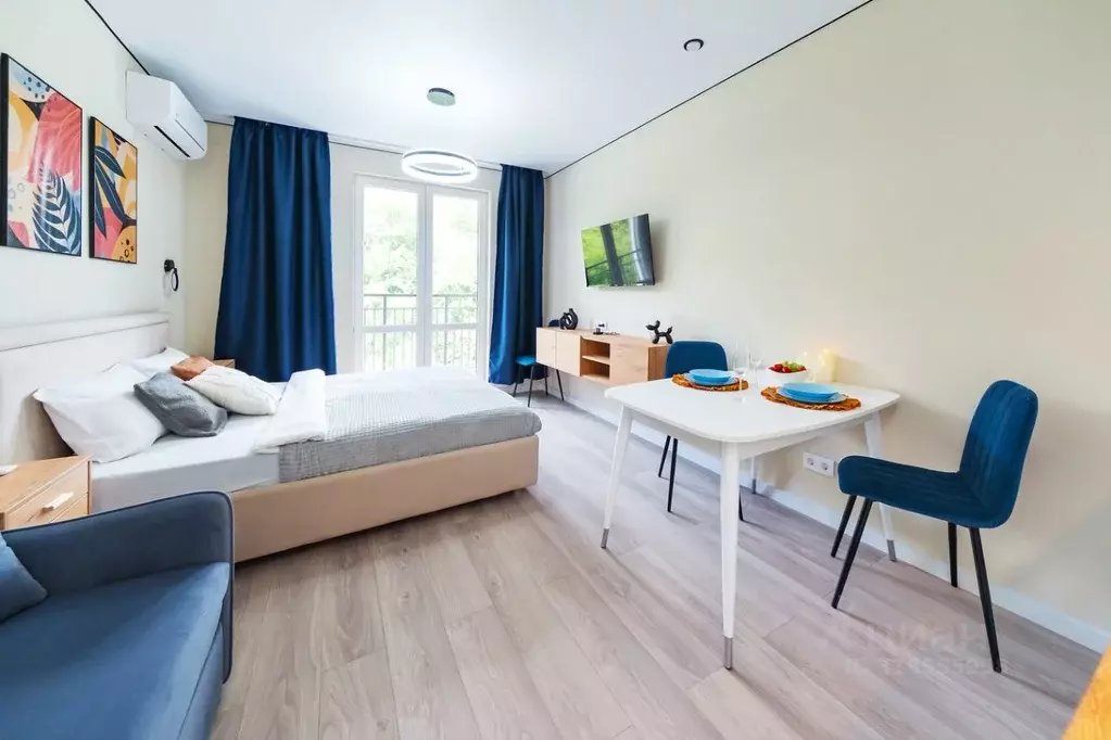 Студия Краснодарский край, Сочи ул. Искры, 88к3 (27.0 м) - Фото 0