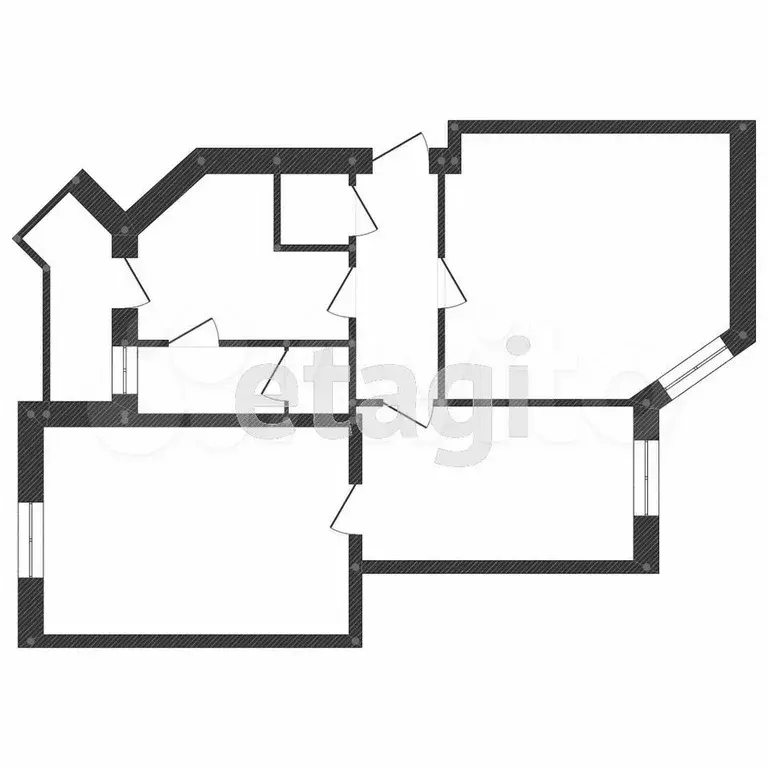 3-к. квартира, 56 м, 2/6 эт. - Фото 0