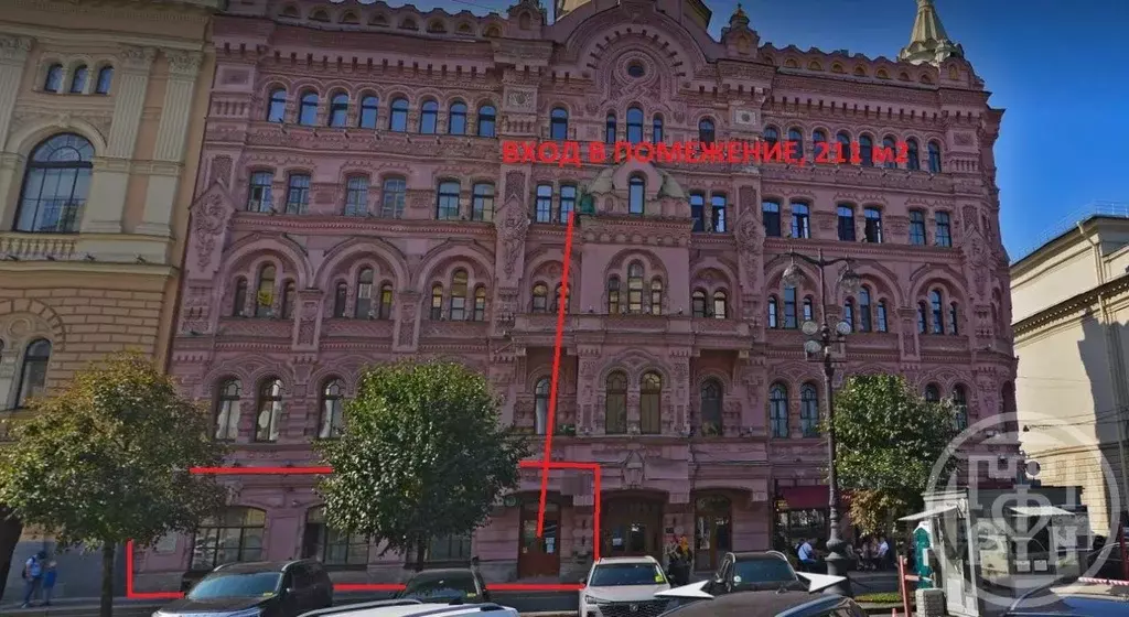 Помещение свободного назначения в Санкт-Петербург пл. Островского, 5 ... - Фото 1