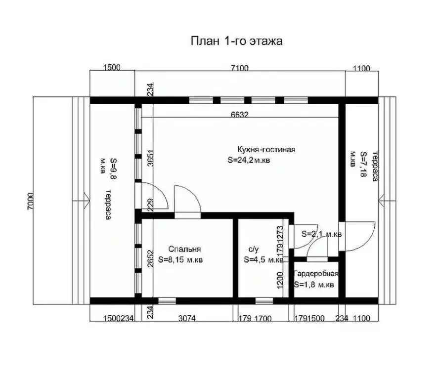 Дом в Крым, Феодосия муниципальный округ, с. Береговое ул. Марины ... - Фото 2