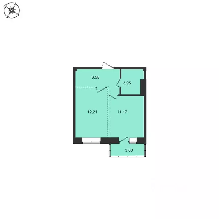 1-к кв. Иркутская область, Иркутский муниципальный округ, с. Мамоны ... - Фото 1