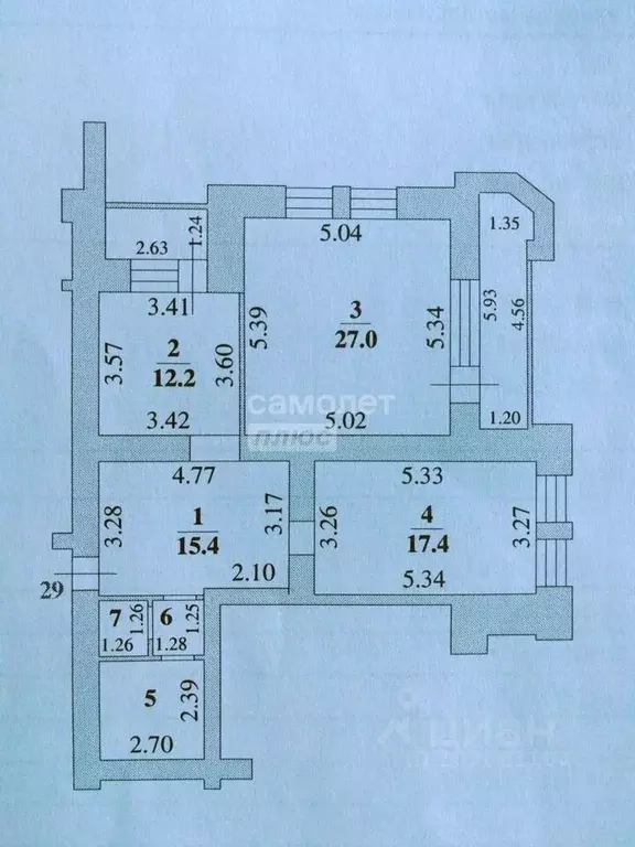 2-к кв. Липецкая область, Липецк ул. Юных Натуралистов, 7А (82.0 м) - Фото 1