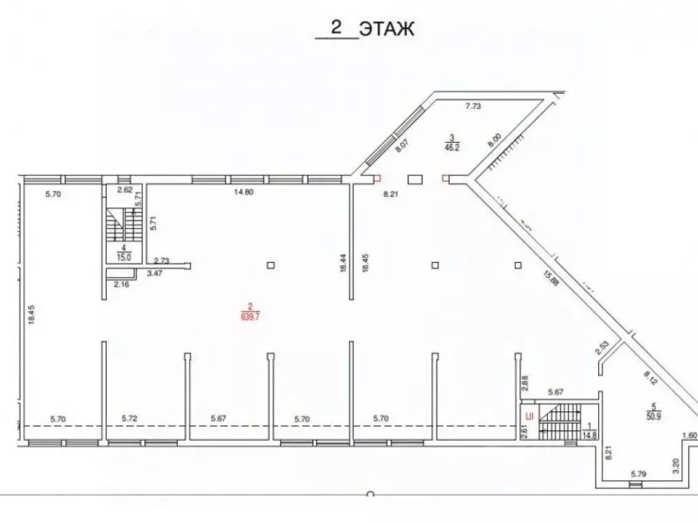 Офис в Москва Мосфильмовская ул., 55 (766 м) - Фото 1