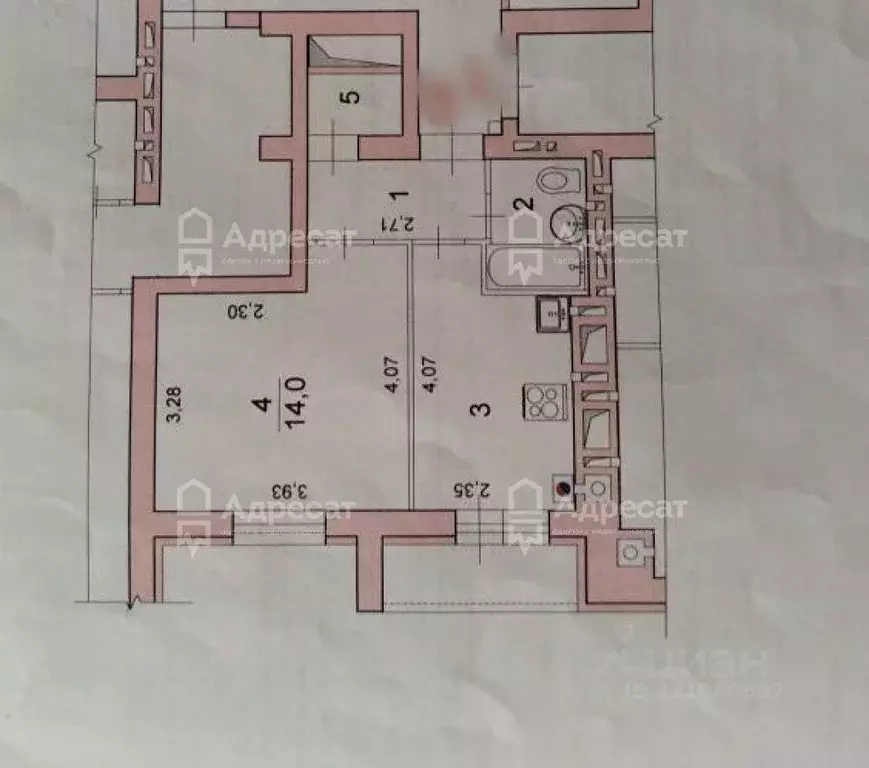 1-к кв. Волгоградская область, Волгоград ул. 70-летия Победы, 31 (30.0 ... - Фото 1