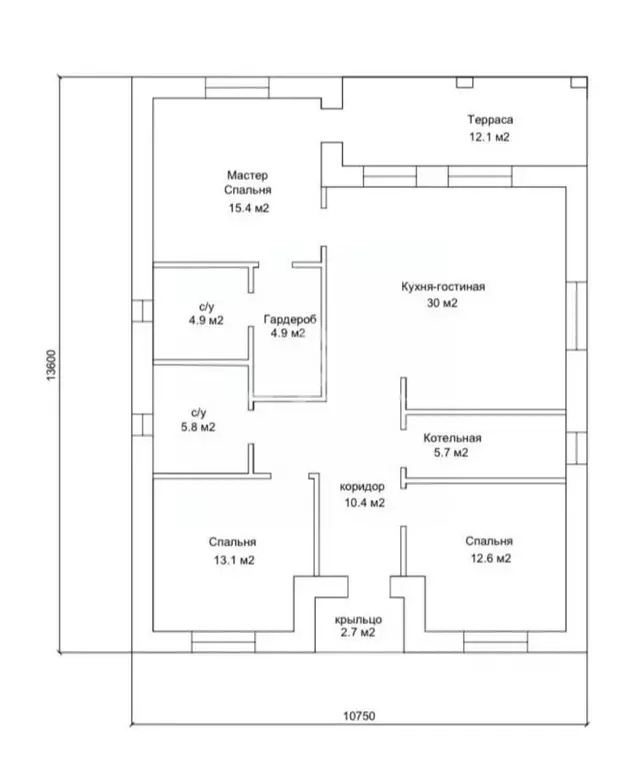 Коттедж в Татарстан, Лаишевский район, Кирбинское с/пос, д. Травкино ... - Фото 2