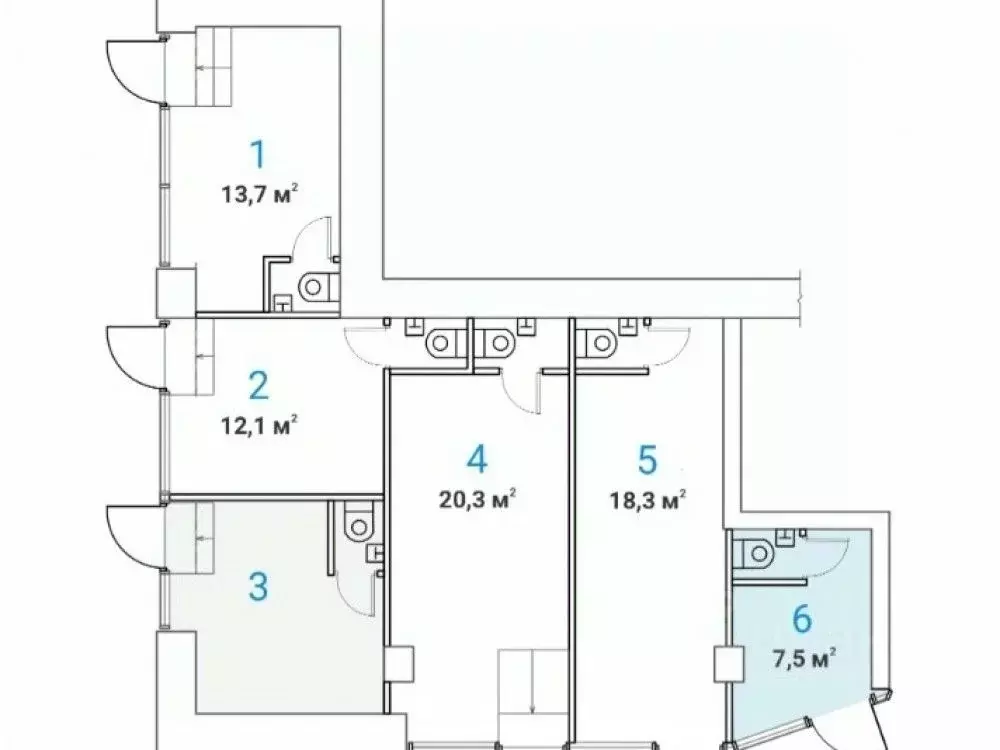 Торговая площадь в Москва просп. Мира, 97 (8 м) - Фото 2