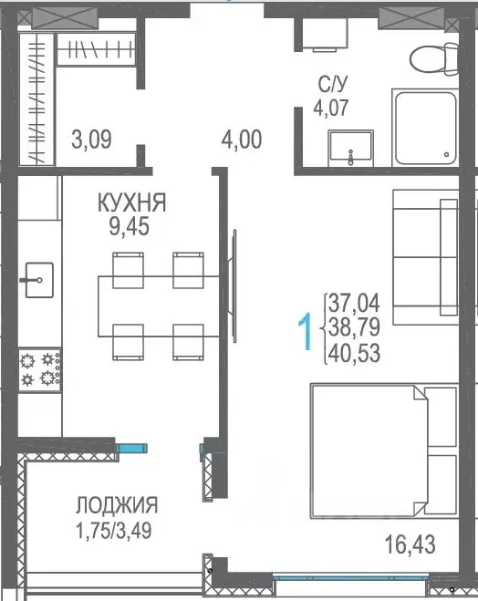 1-к кв. Крым, Сакский район, Лесновское с/пос, с. Прибрежное Розовое ... - Фото 1
