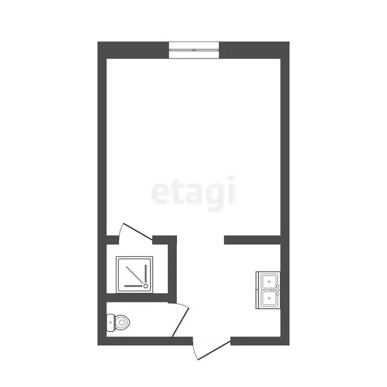 1к в -комнатной квартире (15.7 м) - Фото 2