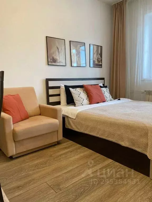 Студия Иркутская область, Иркутск Крылатый мкр, 22/2 (34.0 м) - Фото 1