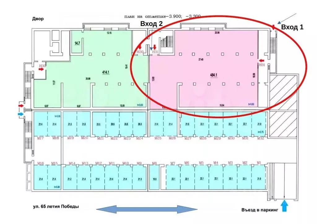 Помещение свободного назначения в Алтайский край, Барнаул ул. 65 лет ... - Фото 2