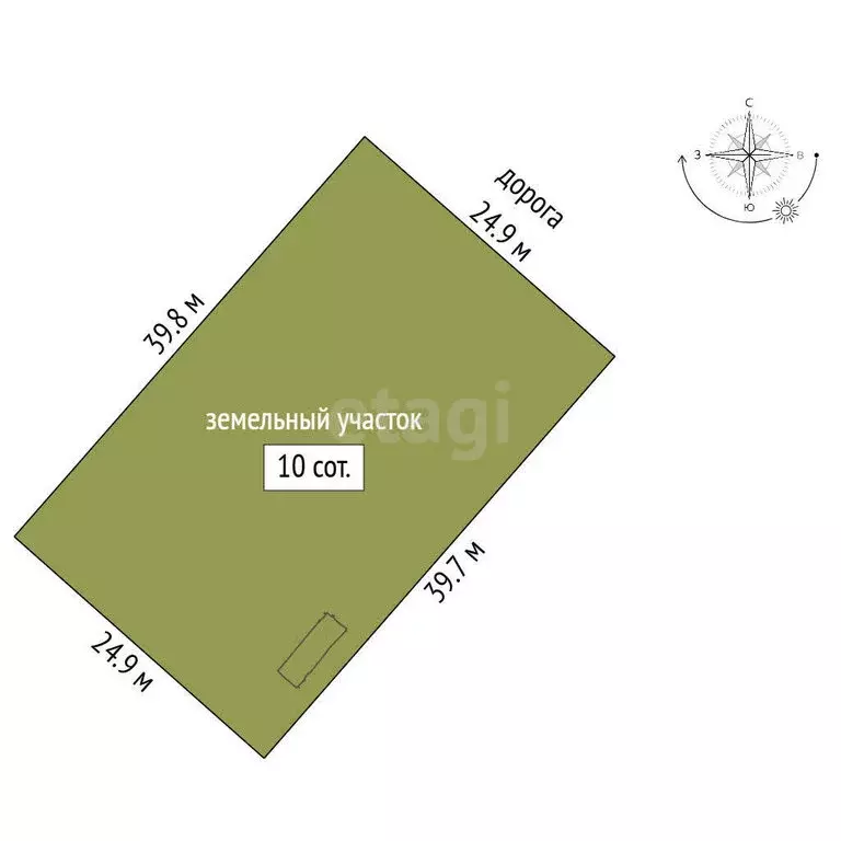 Участок в Агалатовское сельское поселение, коттеджный посёлок Вымпел, ... - Фото 1