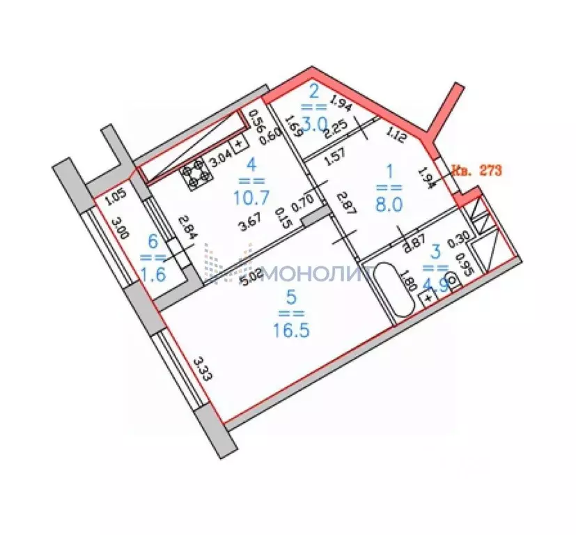 1-к кв. Нижегородская область, Нижний Новгород ул. Владимира ... - Фото 1