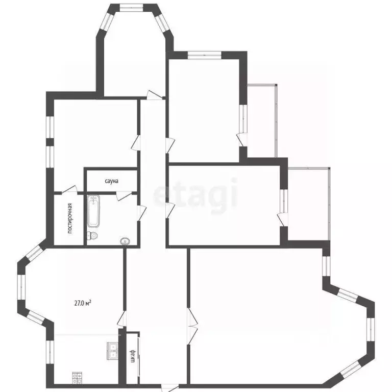 5-к кв. Тюменская область, Тюмень ул. Немцова, 22 (199.3 м) - Фото 1