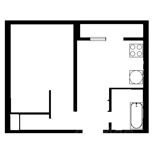 2-к кв. Санкт-Петербург Кременчугская ул., 11к2 (43.0 м) - Фото 2