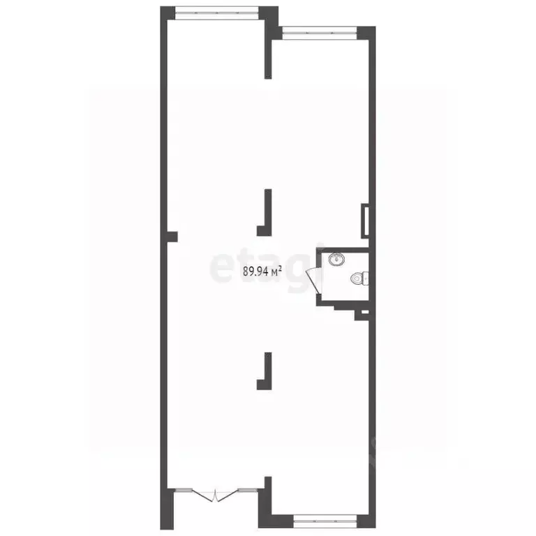Торговая площадь в Тюменская область, Тюмень Интернациональная ул., ... - Фото 2