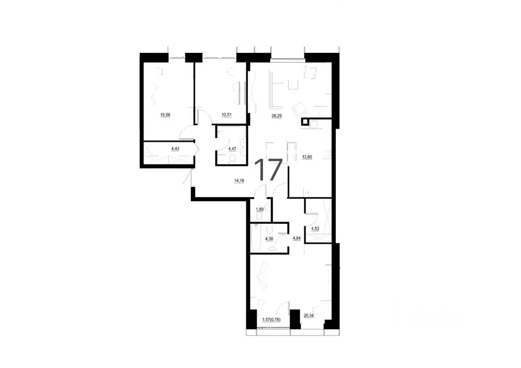 4-к кв. Татарстан, Казань ул. Сары Садыковой (127.3 м) - Фото 1