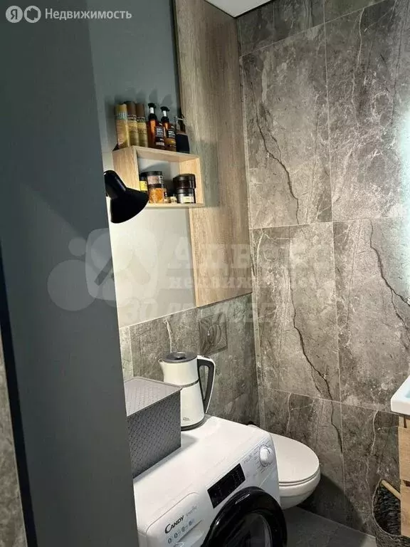 Квартира-студия: Тюмень, микрорайон Зарека, улица Лермонтова, 6 (33 м) - Фото 2