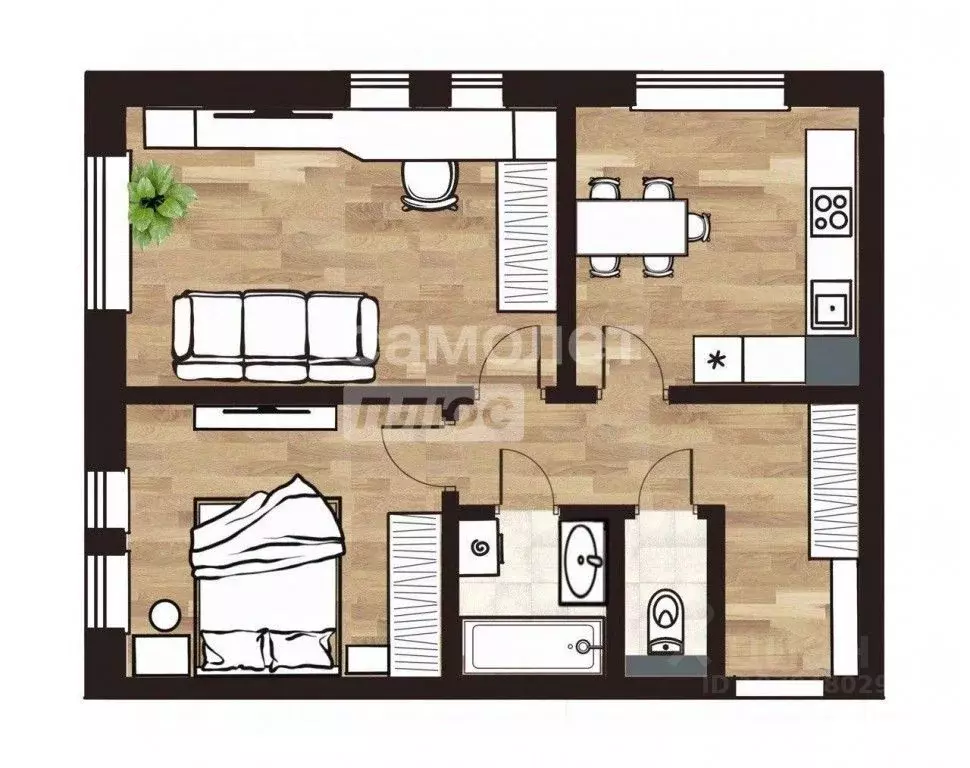 2-к кв. Московская область, Красногорск городской округ, пос. ... - Фото 2