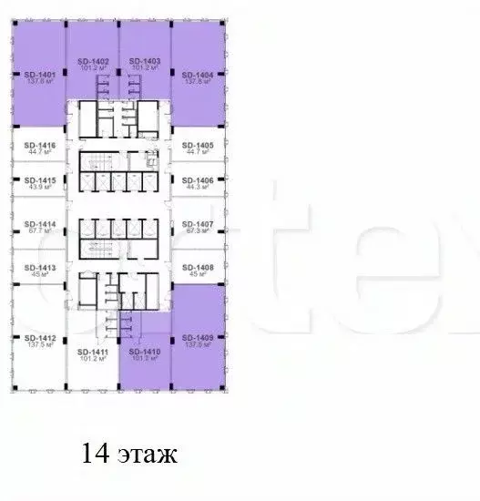 Офис в Москва Дмитровский проезд, вл1Г (138 м) - Фото 1