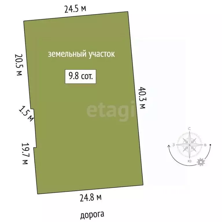 Участок в Тюменская область, Тюмень городской округ, Сосновая Поляна ... - Фото 1