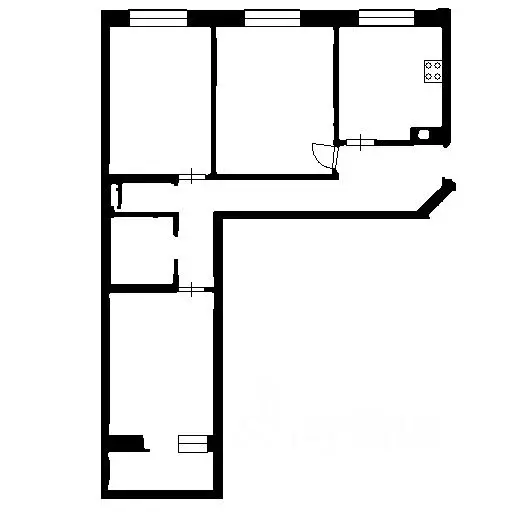 3-к кв. Санкт-Петербург Пионерская ул., 50 (87.0 м) - Фото 2
