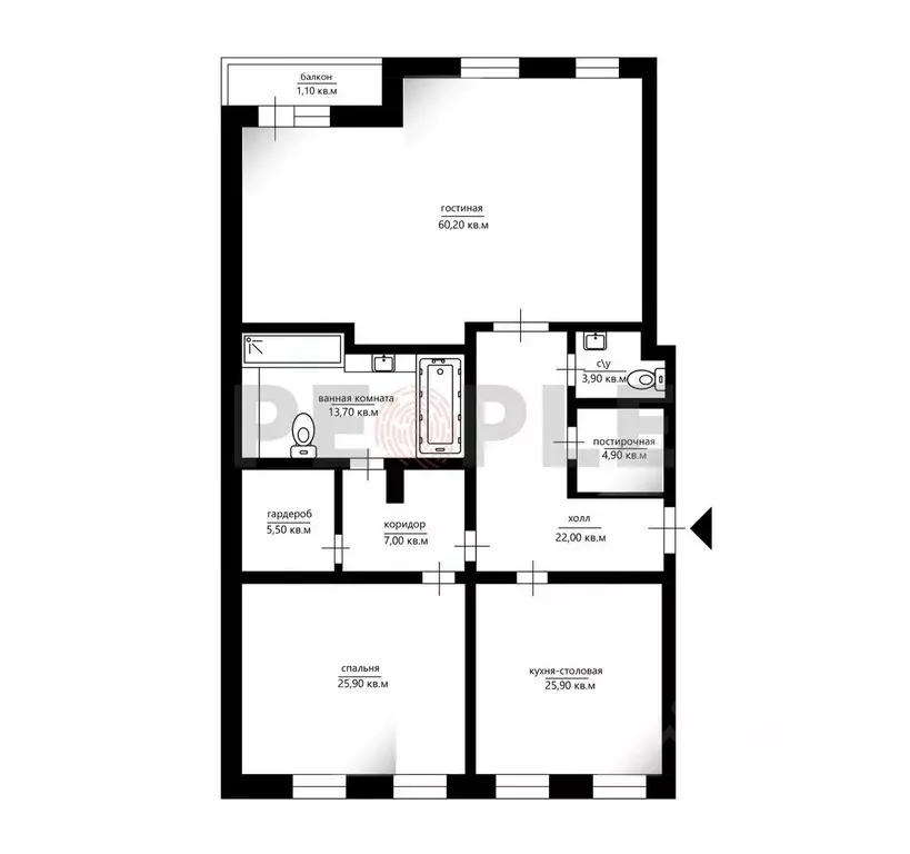 2-к кв. Москва Малый Каковинский пер., 6С1 (169.8 м) - Фото 2