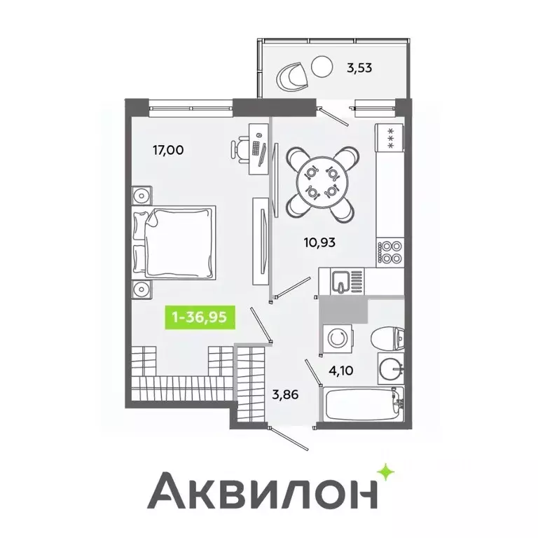 1-к кв. Ленинградская область, Всеволожский район, Заневское городское ... - Фото 0