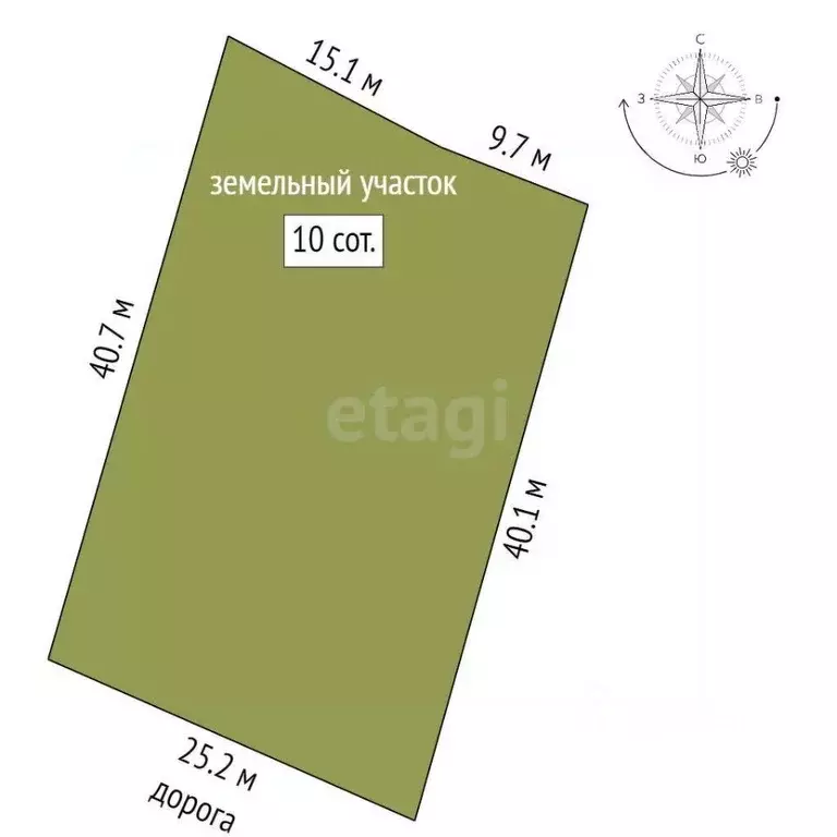 Участок в Ханты-Мансийский АО, Ханты-Мансийск Агата СНТ, 28 (10.0 ... - Фото 1