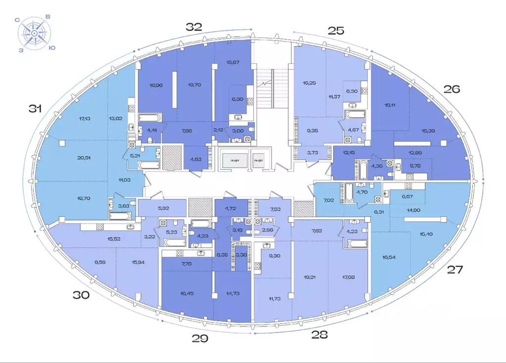 2-к кв. Иркутская область, Иркутск Октябрьский округ, Звезды жилой ... - Фото 2