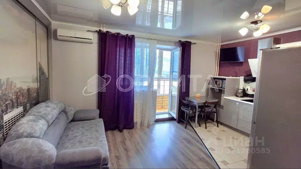 Студия Тюменская область, Тюмень ул. Западносибирская, 2 (27.7 м) - Фото 1