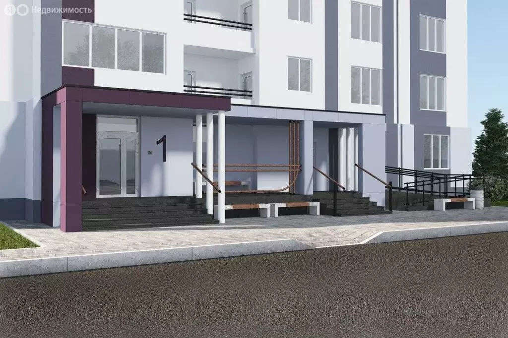 Квартира-студия: Волгоград, улица имени Ивана Морозова, 4 (50.2 м) - Фото 2