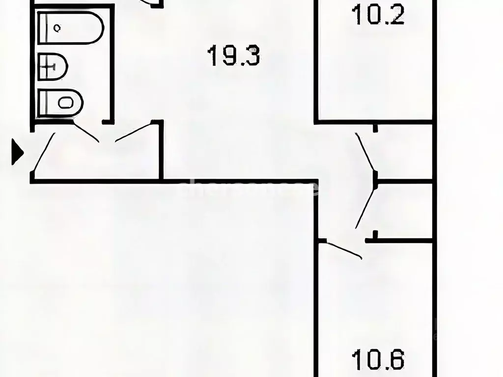 3-к кв. Севастополь просп. Генерала Острякова, 44 (57.0 м) - Фото 2