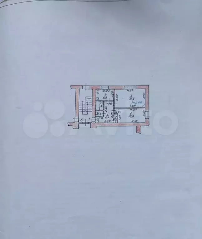 2-к. квартира, 42 м, 1/9 эт. - Фото 0