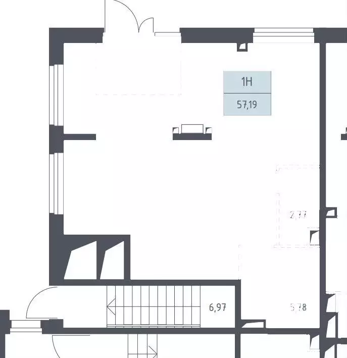 Помещение свободного назначения в Москва ул. Красовского, 2к2 (57 м) - Фото 1