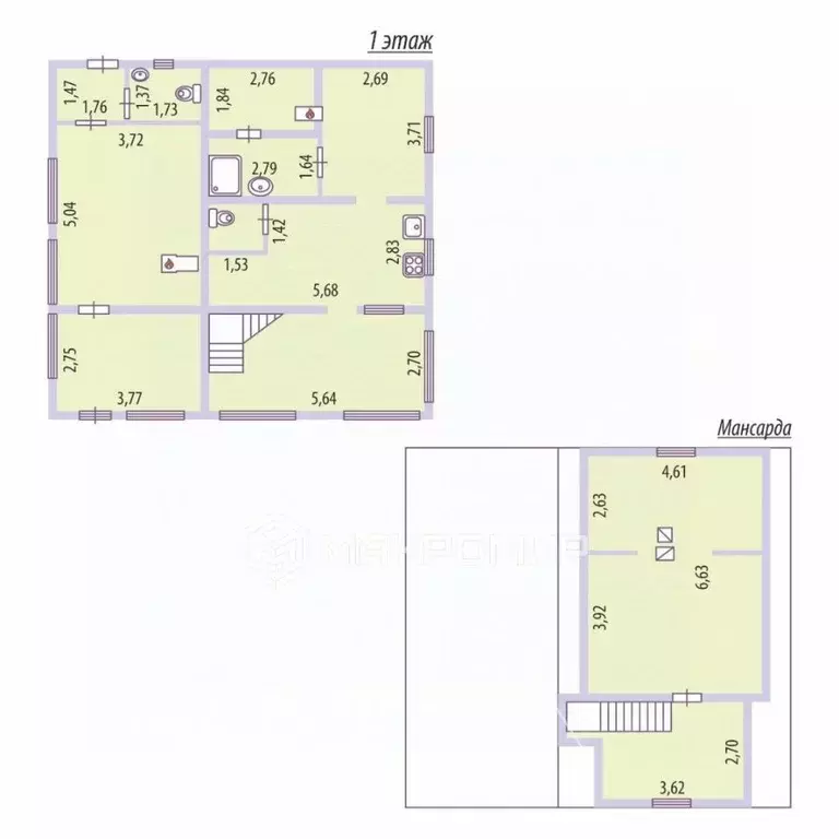 Дом в Ленинградская область, Выборгский район, Первомайское с/пос, ... - Фото 2