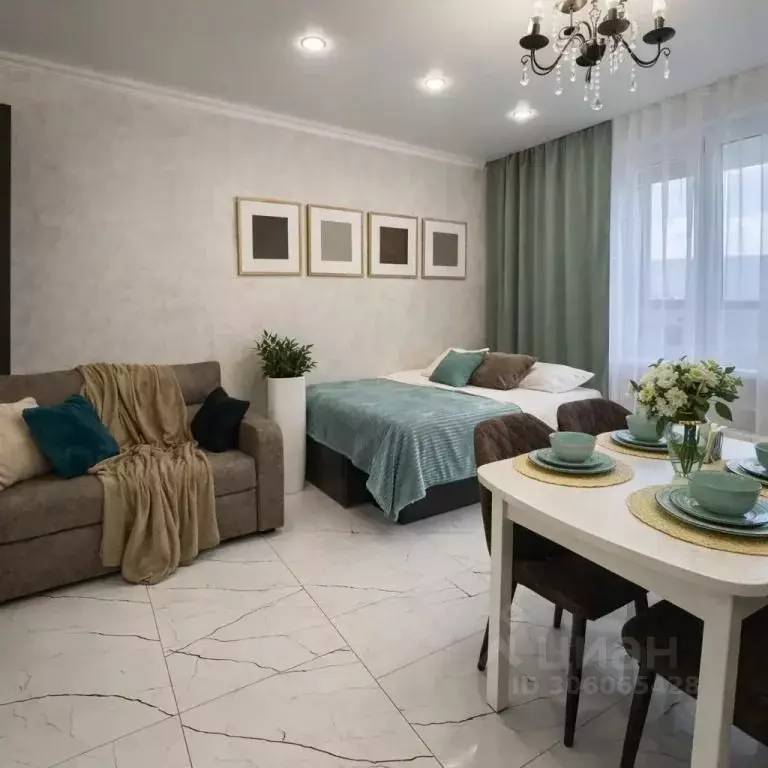 1-к кв. Татарстан, Казань ул. Родины, 26Г (35.0 м) - Фото 0