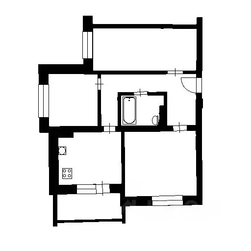 3-к кв. Коми, Сыктывкар Тентюковская ул., 93 (71.7 м) - Фото 1