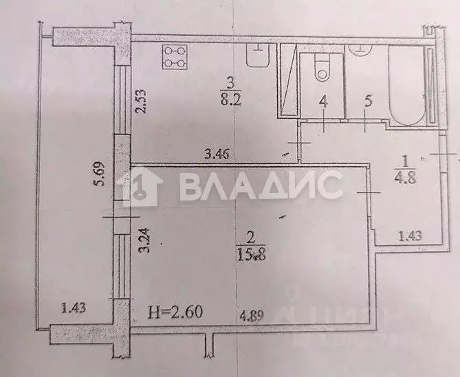 1-к кв. Волгоградская область, Волгоград ул. Маршала Воронова, 18 ... - Фото 2