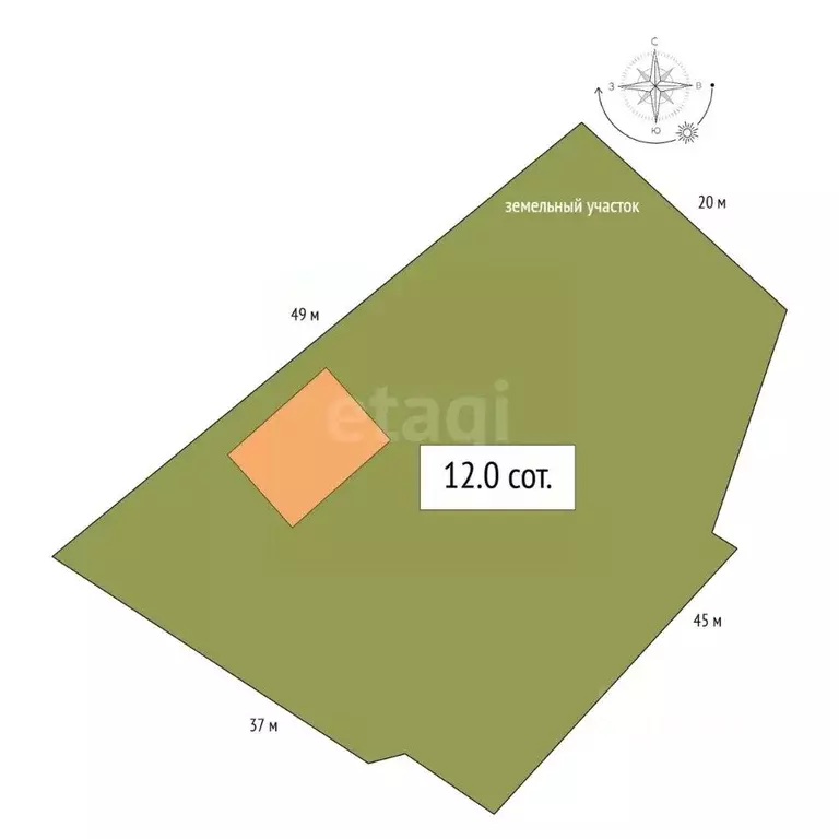 Дом в Алтай, с. Онгудай ул. Космонавтов, 25 (64 м) - Фото 2
