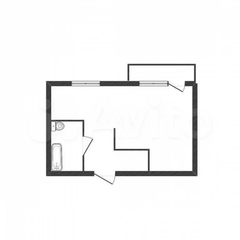 Квартира-студия, 29,1 м, 6/9 эт. - Фото 0
