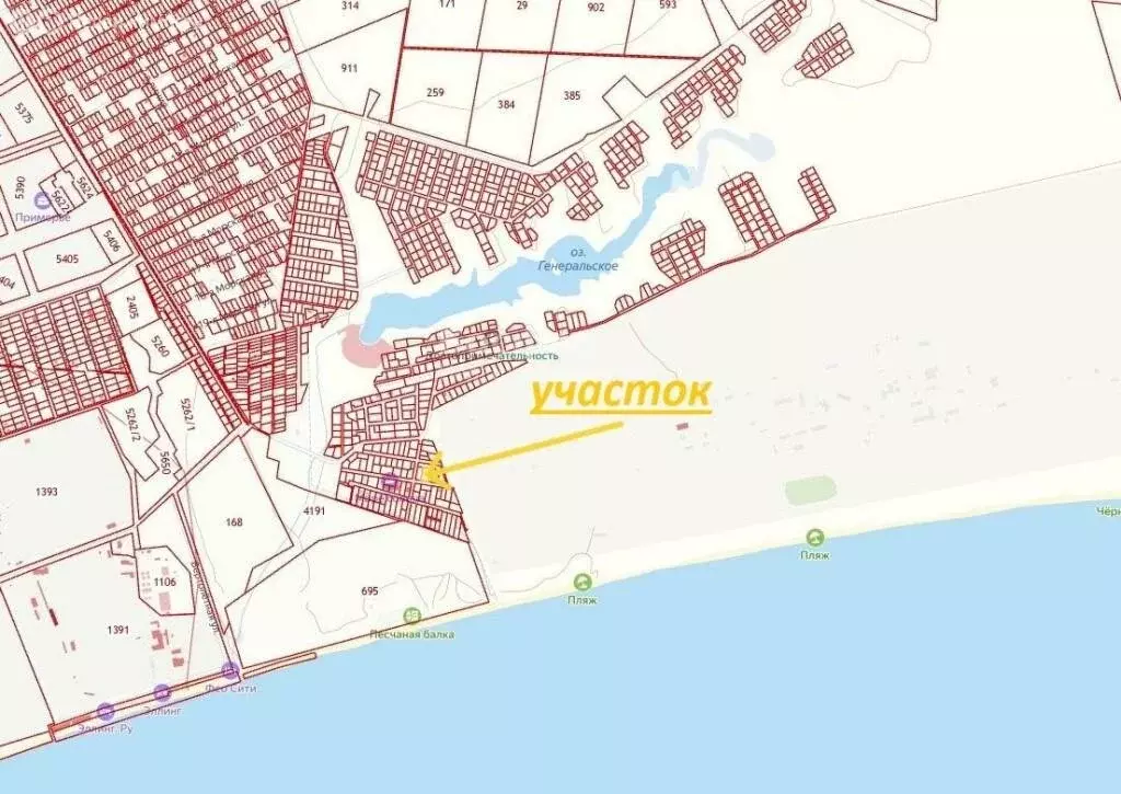 Участок в Батальненское сельское поселение, СНТ Нептун (6 м) - Фото 1